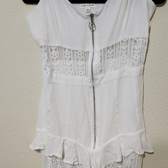 For Love And Lemons White Peplum Sheath Dress - Picture 3 of 15